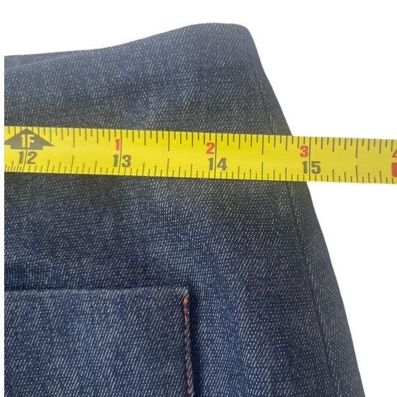 TF Atelier Paris Dark Denim mini skirt women's size 38 - Picture 7 of 10